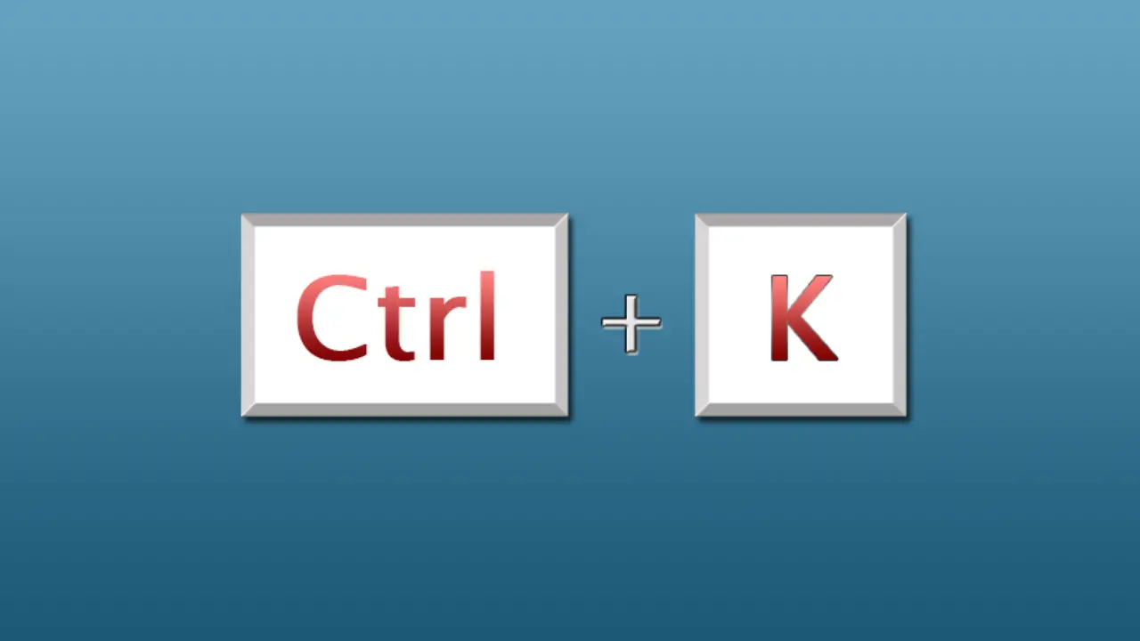 Shortcut of the day: Ctrl + K - Insert hyperlink